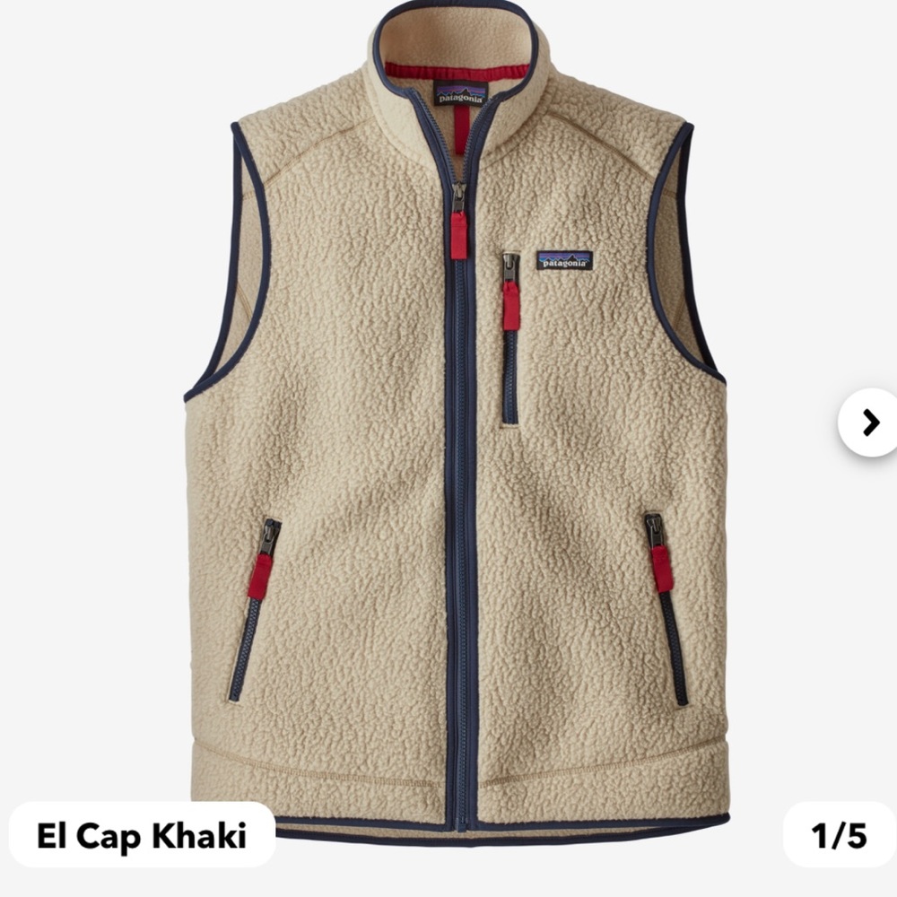 Men's Retro Pile Fleece Patagonia Vest